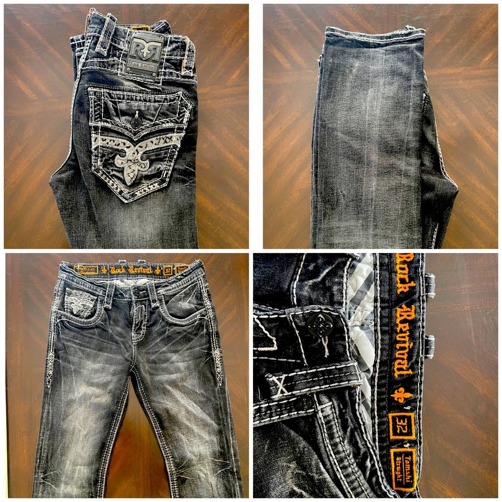 Mens Rock Revival jeans size 32x31